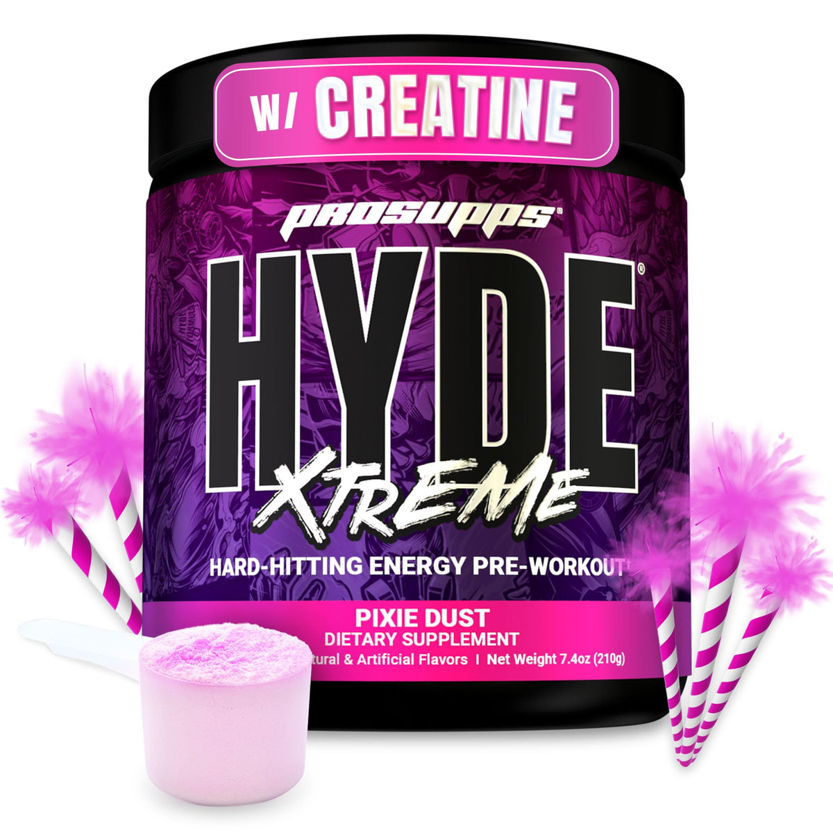 ProSupps Mr. Hyde Xtreme Pre Workout Powder with Creatine, Watermelon