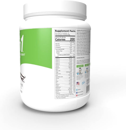Lean1 Vanilla, Meal Replacement Protein Shake, 15 Serving Tub