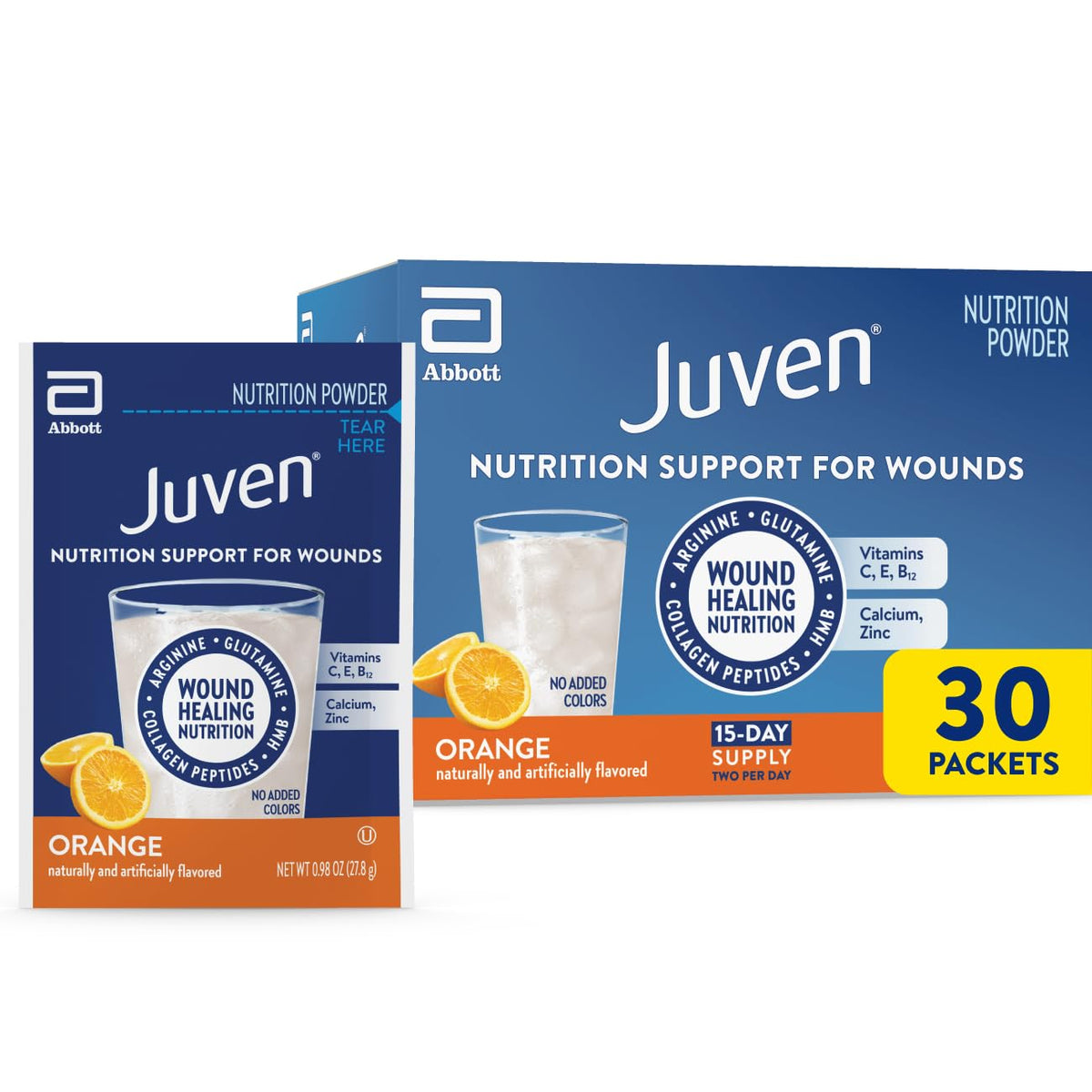 Juven Nutrition Support for Wound Healing, Fruit Punch, 30ct