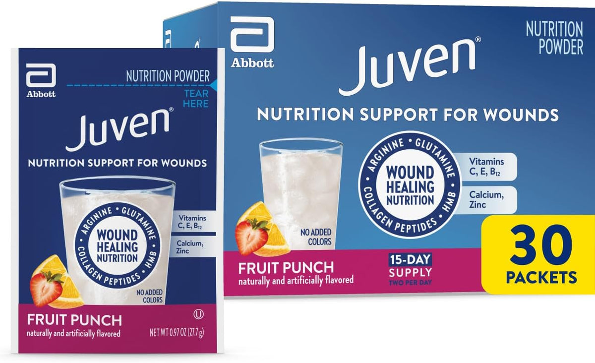 Juven Nutrition Support for Wound Healing, Fruit Punch, 30ct