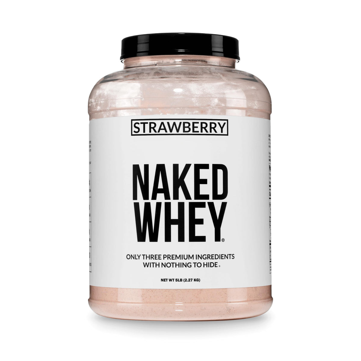 NAKED Whey 2LB 100% Grass Fed Whey Protein Powder - Only 1 Ingredient, Unflavored Whey Protein, NSF Certified, Undenatured, Gluten Free, Soy Free, No GMOs, No Preservatives
