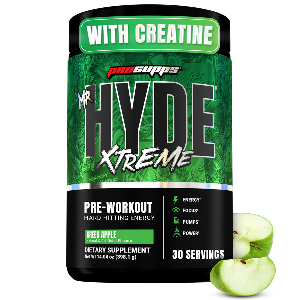 ProSupps Mr. Hyde Xtreme Pre Workout Powder with Creatine, Watermelon