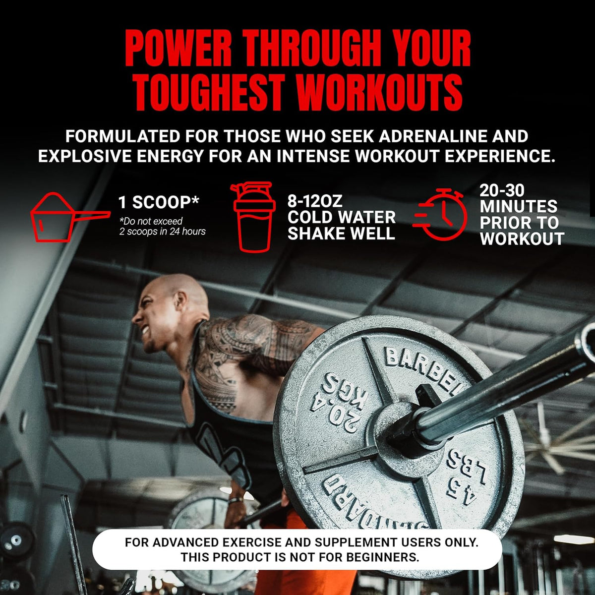 ProSupps Mr. Hyde Xtreme Pre Workout Powder with Creatine, Watermelon