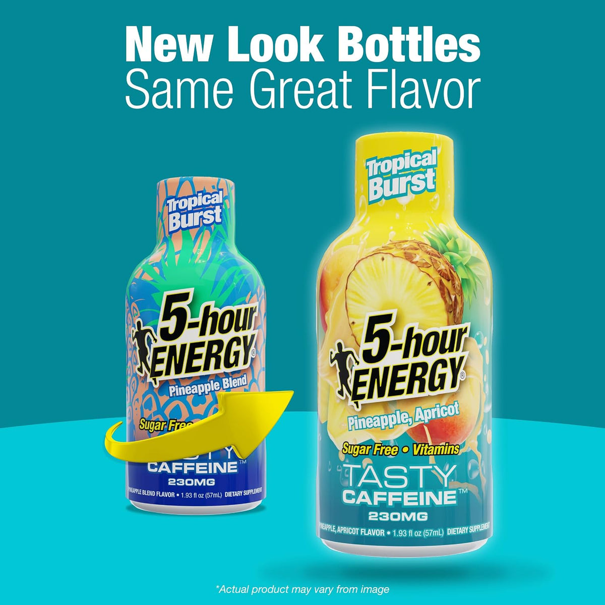 5-hour ENERGY TROPICAL BURST Flavor, 30 Count, Extra Strength Energy Shot