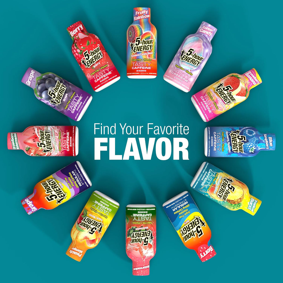 5-hour ENERGY TROPICAL BURST Flavor, 30 Count, Extra Strength Energy Shot