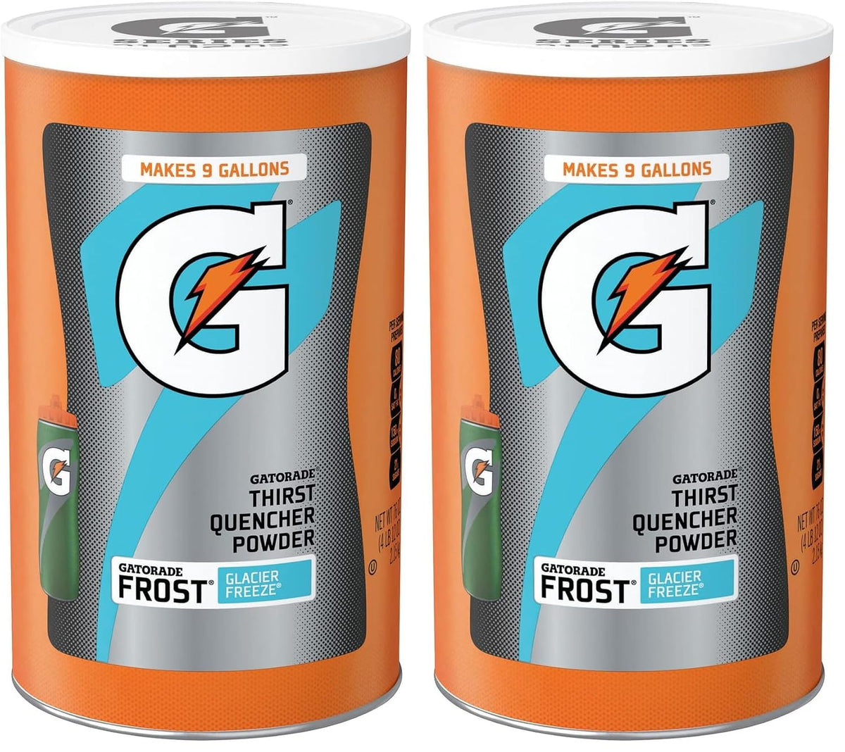 Gatorade Thirst Quencher Powder, Frost Glacier Freeze, 76.5 Ounce, Pack of 2